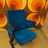 Poltrona da cinema Vintage Modernariato 