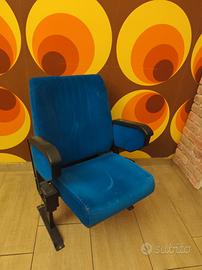 Poltrona da cinema Vintage Modernariato 