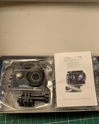 action cam con accessori