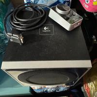 Subwoofer Logitech Z4 con comandi (no satelliti)