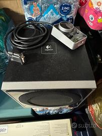 Subwoofer Logitech Z4 con comandi (no satelliti)