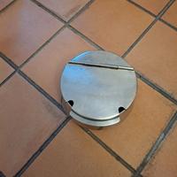 Zuccheriera tonda in acciaio da bar