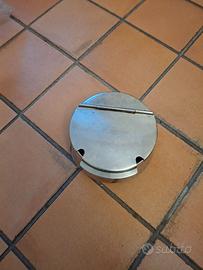 Zuccheriera tonda in acciaio da bar