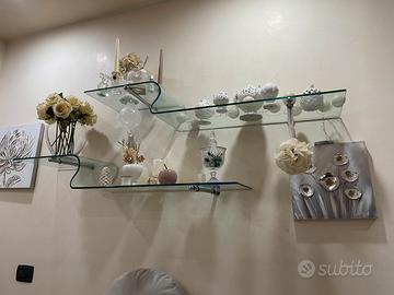 MENSOLE IN VETRO DA SALA