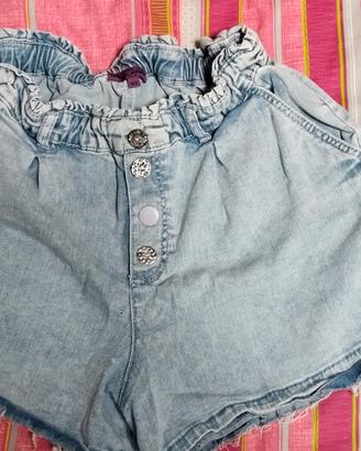 pantaloncino corto  in jeans 