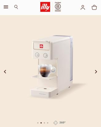 Macchina caffè Illy Y3.3 colore Bianca