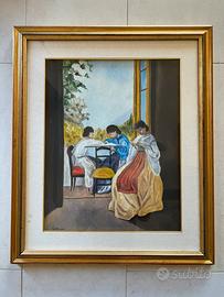 Replica “Le Ricamatrici” di Adriano Cecioni