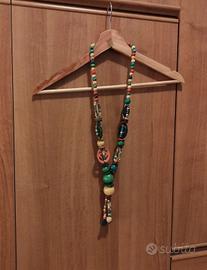 collana artigianale multicolore