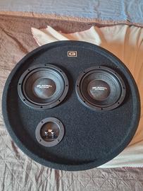 Subwoofer in cassa GLADEN RS 08 RB DUAL