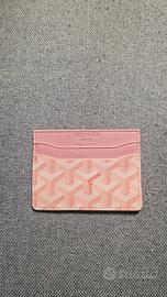 portafoglio goyard rosa 