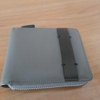 Portafoglio Uomo Pelle grigio/nero