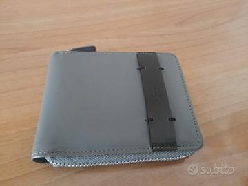 Portafoglio Uomo Pelle grigio/nero