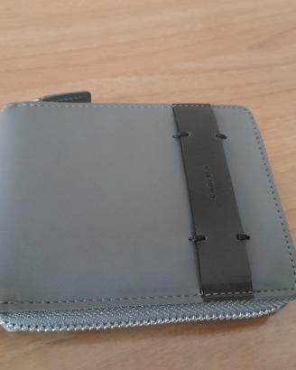 Portafoglio Uomo Pelle grigio/nero