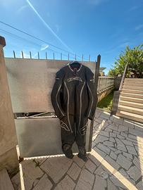 Tuta da moto in pelle richa xl/xxl