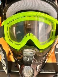 casco  taglia xl più occhiali