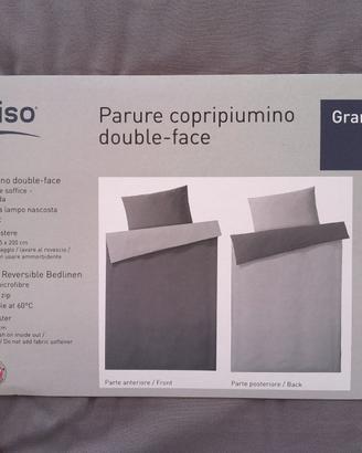 DUE PARURE COMPLETE PER LETTO SINGOLO (COPRIPIUMIN