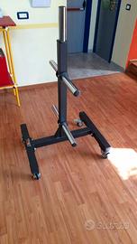 Bumper plate rack