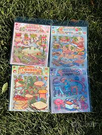 3D house stickers miniature book