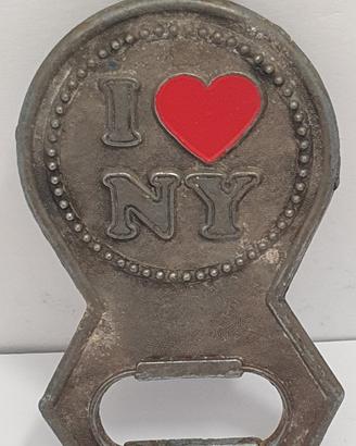 portachiavi/apribottiglie di New York in ferro 