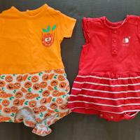Lotto abbigliamento estivo bimba 3-6 mesi