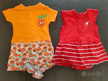 Lotto abbigliamento estivo bimba 3-6 mesi