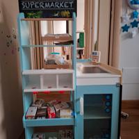 supermercato in legno