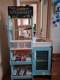 supermercato in legno