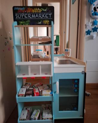 supermercato in legno