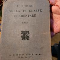 libri antico 4 elementare età fascista