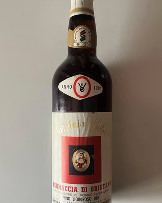Vernaccia Oristano DOC 1981 Jardinian Gold Piena