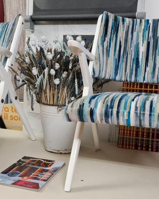 COPPIA POLTRONCINE ORIGINALI ANNI '50