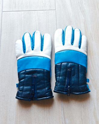 Guanti Invernale Neve Sportivi in Vera Pelle