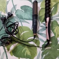 piastra piccola da viaggio e arriccia capelli 