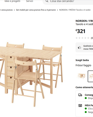 trattabile tavolo ikea  richiudibile con 4 sedie