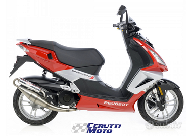 Scarico Leovince HAND MADE TT Peugeot Ludix 50 2T