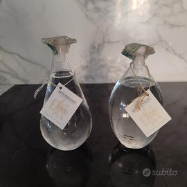 Grappa Bepi Tosolini 2 bottigliette vetro soffiato