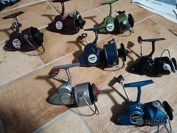 Lotto mulinelli pesca vintage Ofmer