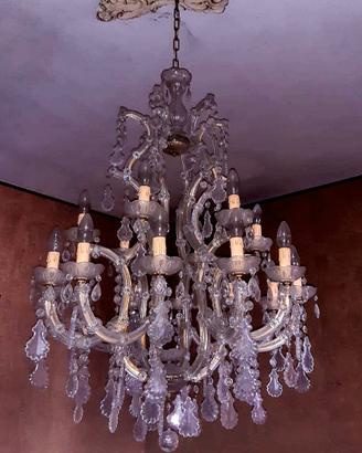 LAMPADARIO MARIA TERESA- Austriaco originale- 