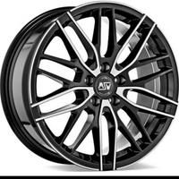 Cerchi 17” MSW 72  GLOSS BLACK FULL POLISHED
