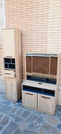Set da bagno completo con mobile sotto lavandino