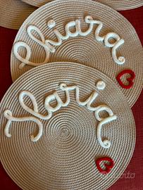 Tovagliette personalizzate con nome