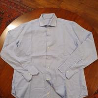 Camicia cotone celeste