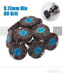 5 pz dischi ruota 80 gr carta vetrata levigatura