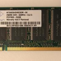 Modulo di memoria 256 MB DDR pc2700s 333 Mhz CL2.5