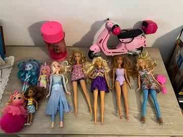 Lotto Barbie Mattel + vespa Barbie + altro