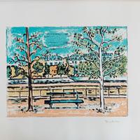 Serigrafia di Orfeo Tamburi numerata X/XX