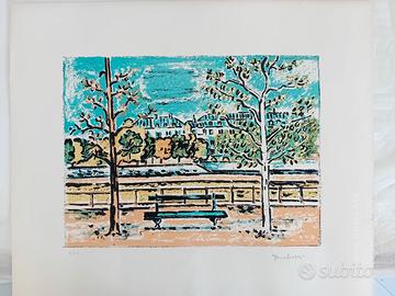 Serigrafia di Orfeo Tamburi numerata X/XX