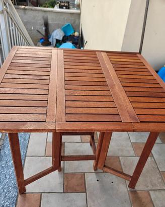 Tavolo Legno Esterno Pieghevole