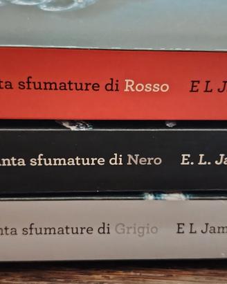 Trilogia 50 sfumature di.. Autore E. L. James