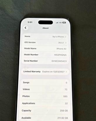 iPhone 17 air